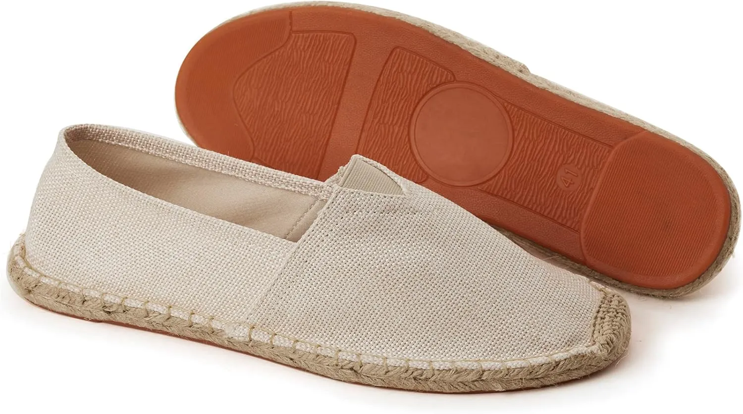 Espadrilles for Men with Flat Slip-on Fashion Casual Classic Canvas