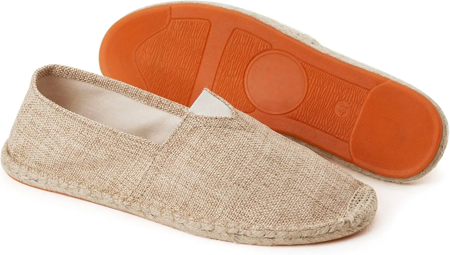 Espadrilles for Men with Flat Slip-on Fashion Casual Classic Canvas