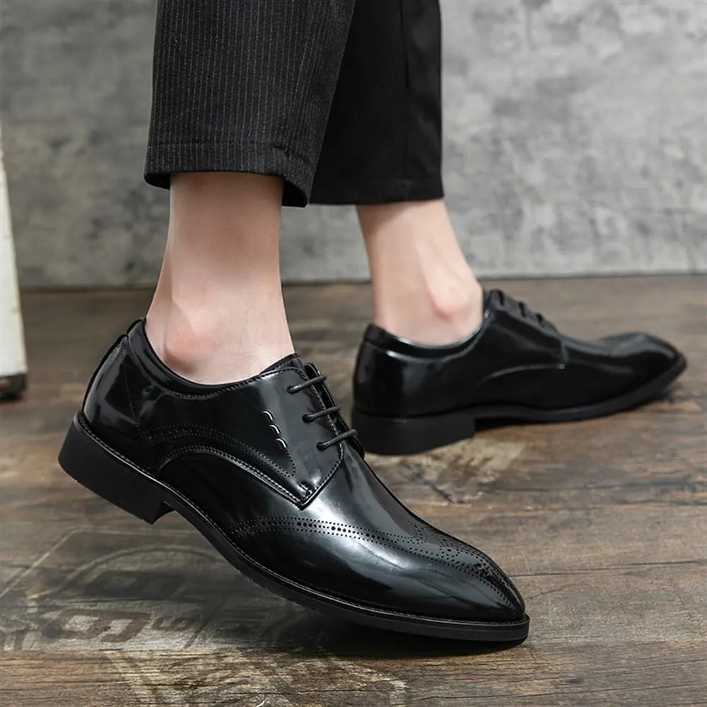 Everyday Mens Casual Comfortable Loafers British Style Luxury Leather Shoes Fashionable Breathable Oxfords