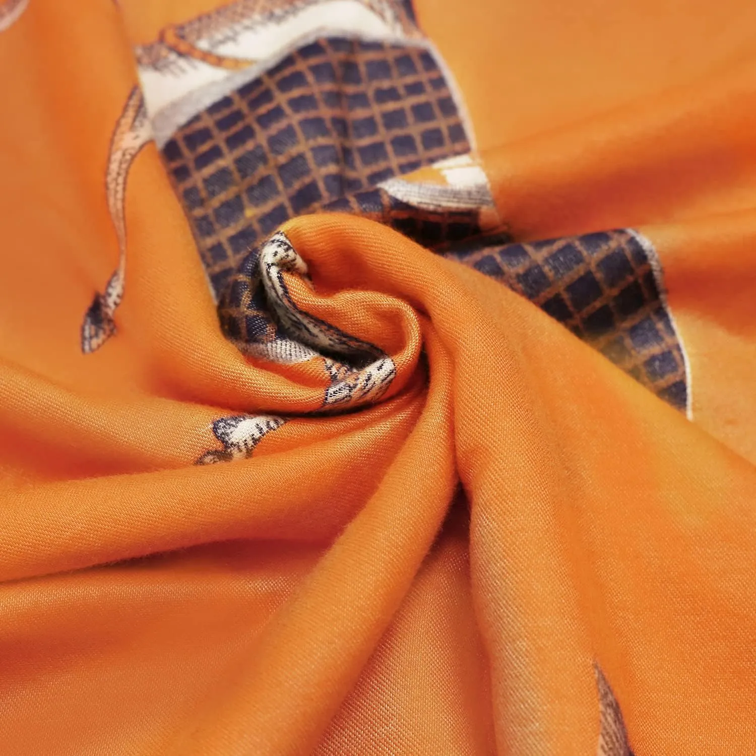 EXTREE Scarfs for Women Pashmina Silky Shawl Wrap for Evening Dressing Blanket Open Front Poncho Cape