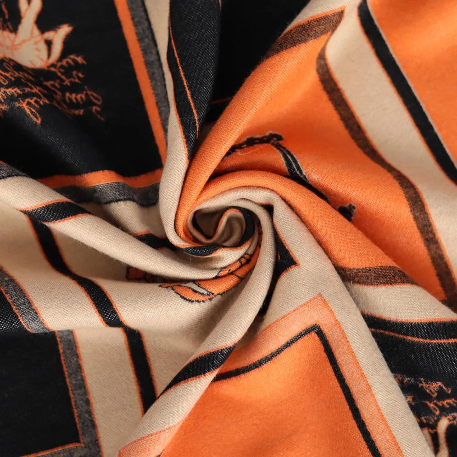 EXTREE Scarfs for Women Pashmina Silky Shawl Wrap for Evening Dressing Blanket Open Front Poncho Cape