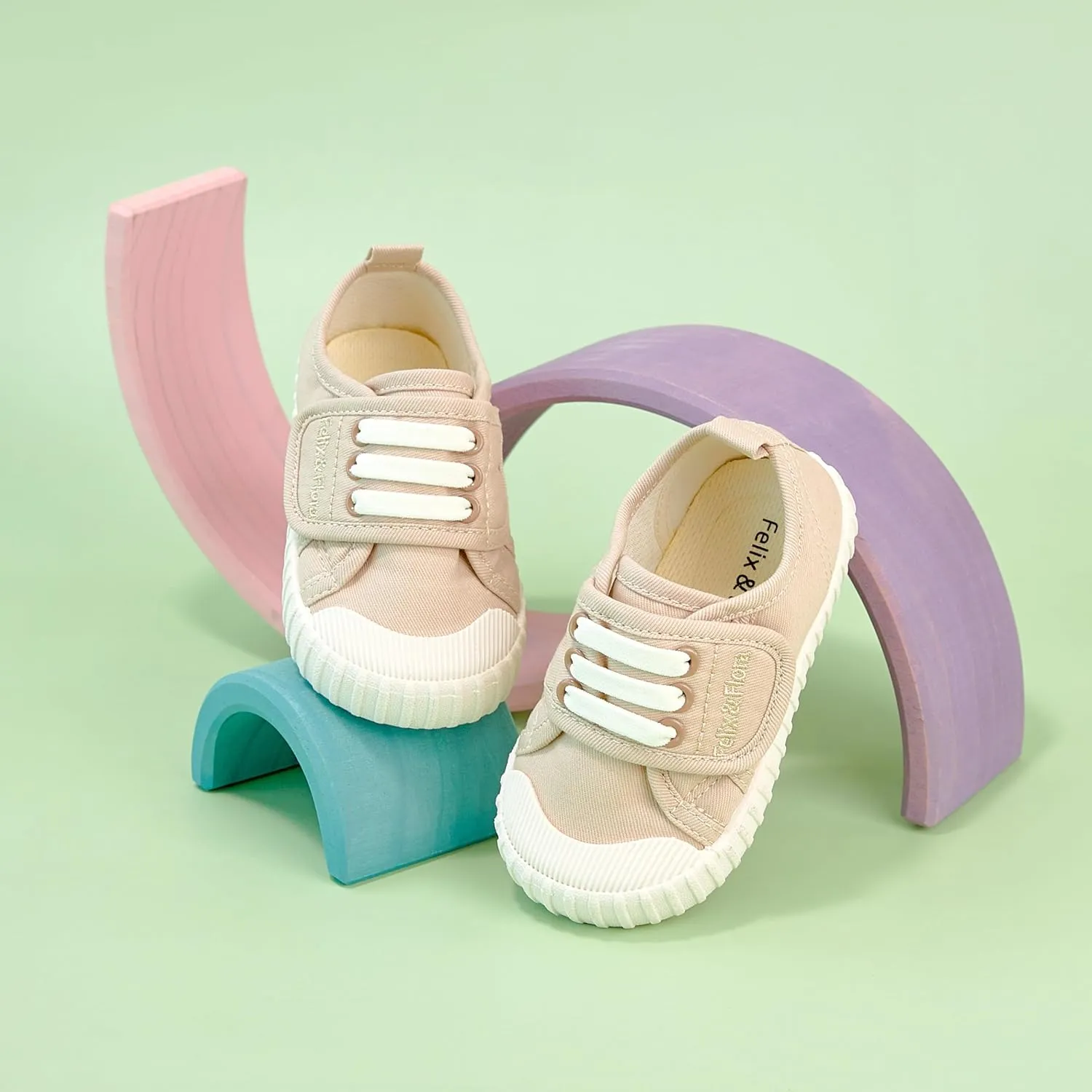 Felix & Flora Toddler/Little Kid Girls Running Shoes Sports Sneakers Princess Casual Glitter Shoes.