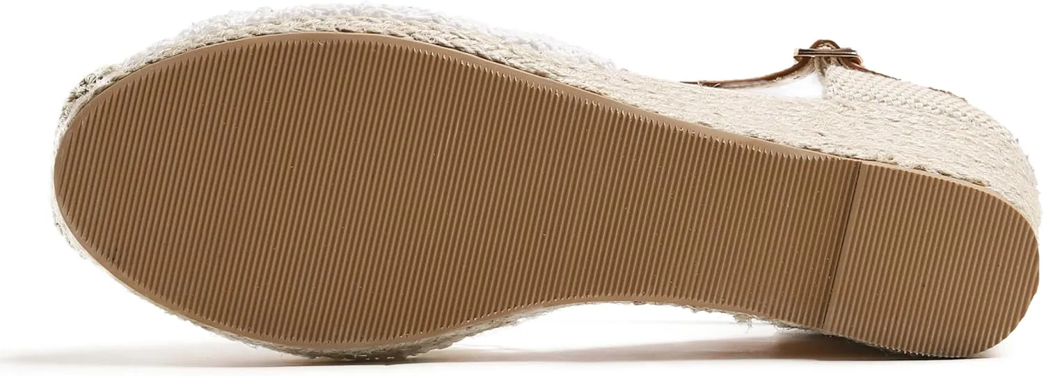 FEVERSOLE Close Toe Espadrilles Women's Comfort Breathable Slip On Flats Shoes