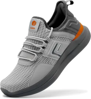 FitVille Mens Wide Sneakers Road Running Shoes Athletic Shoes with Wide Toe Box - Fresh Core