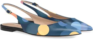 FOWT Simple Closed Pointed Toe Slingback Buckle Strap Womens Flats Comfort Casual Daily Mules Shoes Ladies Slip on Sandals for Dressy Driving Commuting Travel, US Size 4-16 M
