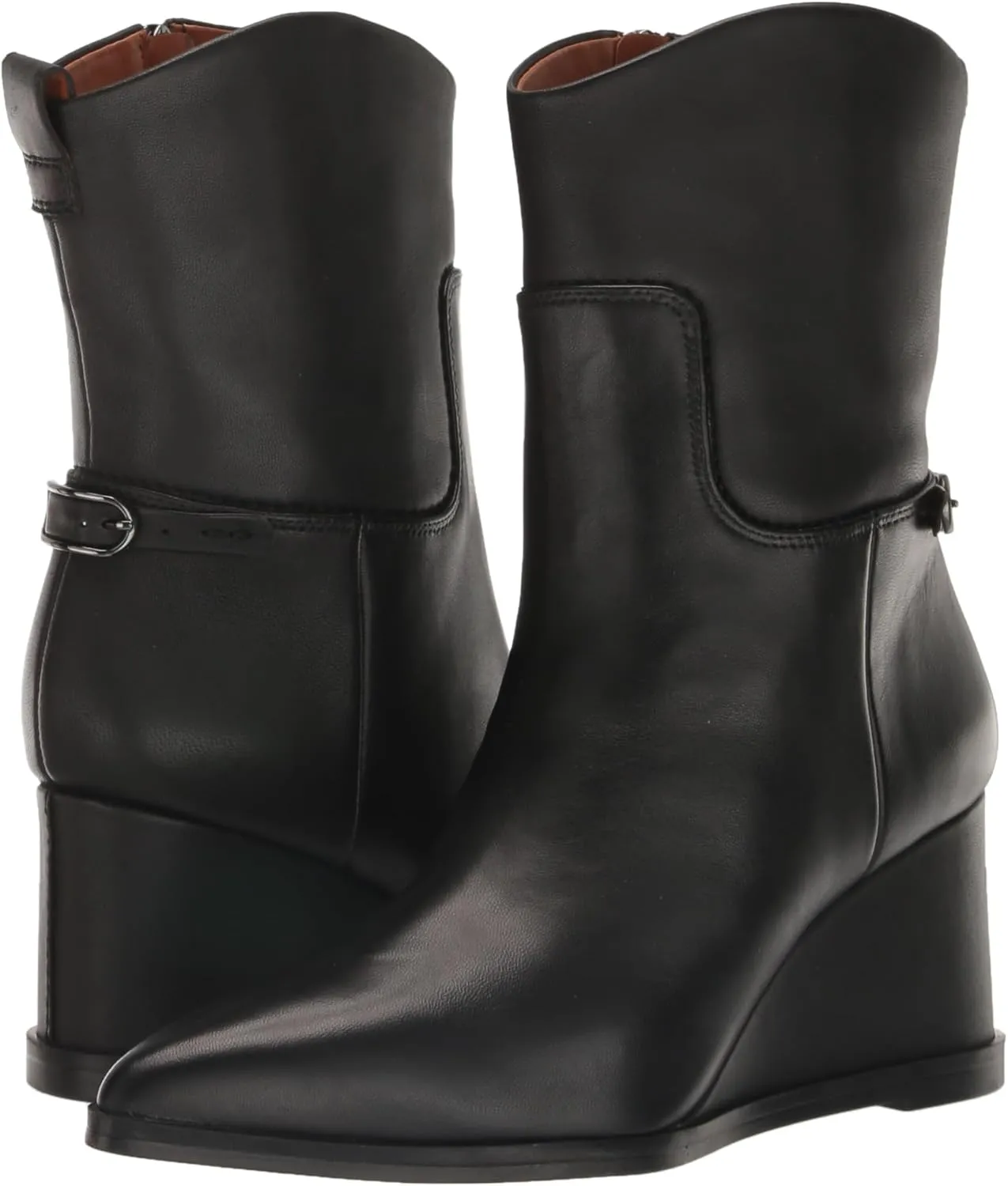 Franco Sarto Women's Etta Pointed Toe Wedge Booties Ankle Boot