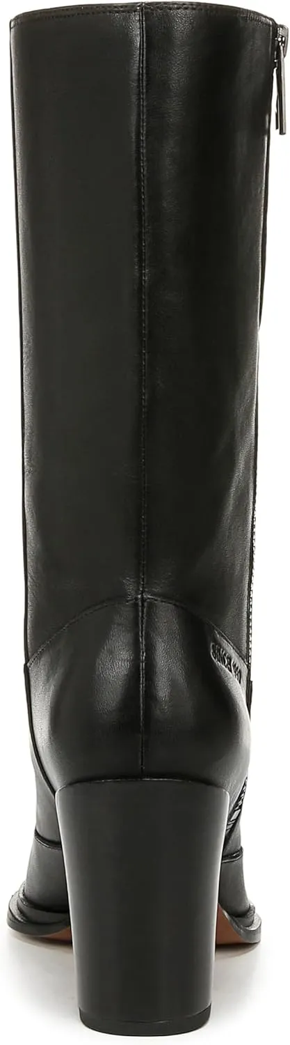 Franco Sarto Womens Jaxon Mid Calf Heeled Boot