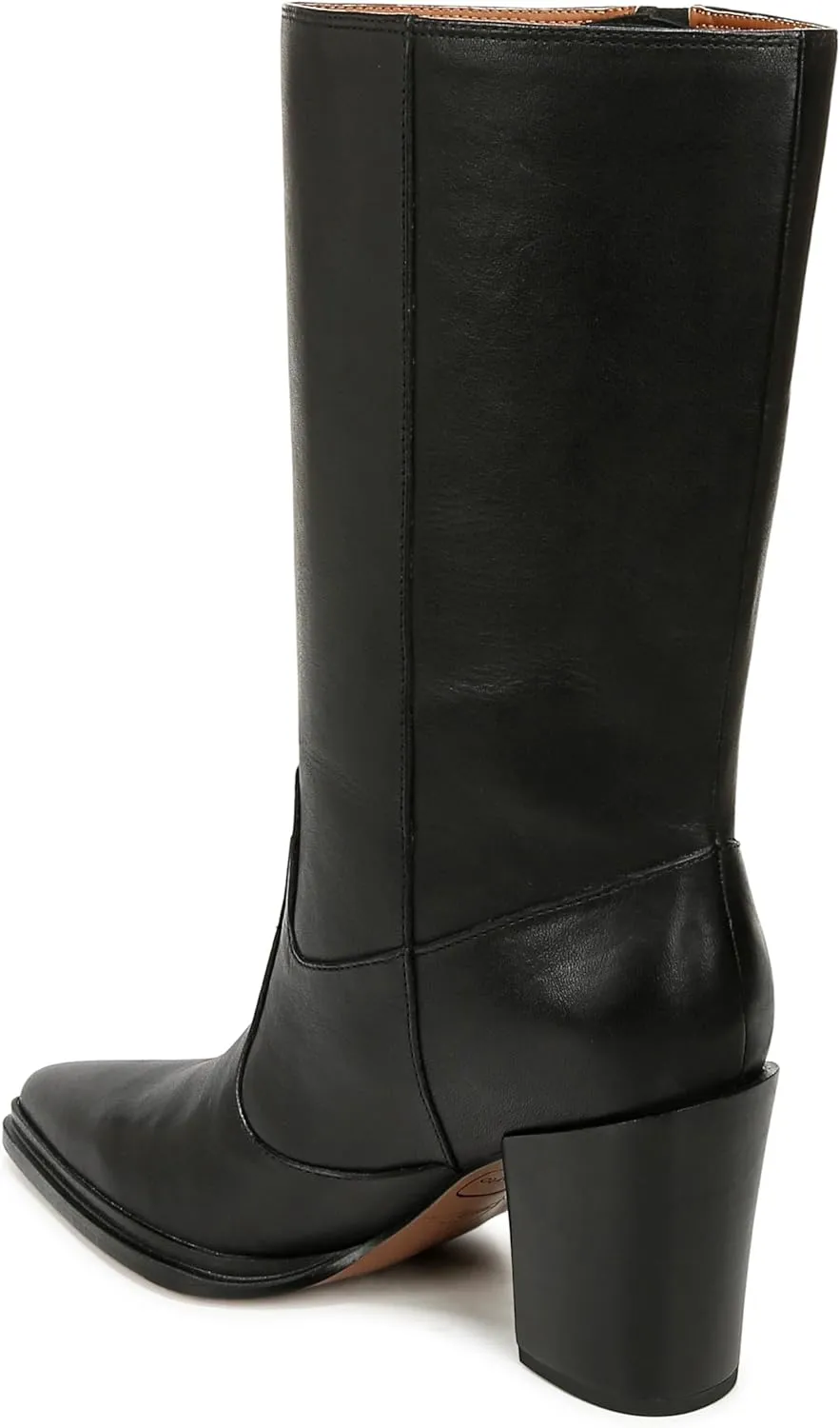 Franco Sarto Womens Jaxon Mid Calf Heeled Boot