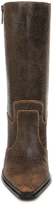 Franco Sarto Womens Jaxon Mid Calf Heeled Boot