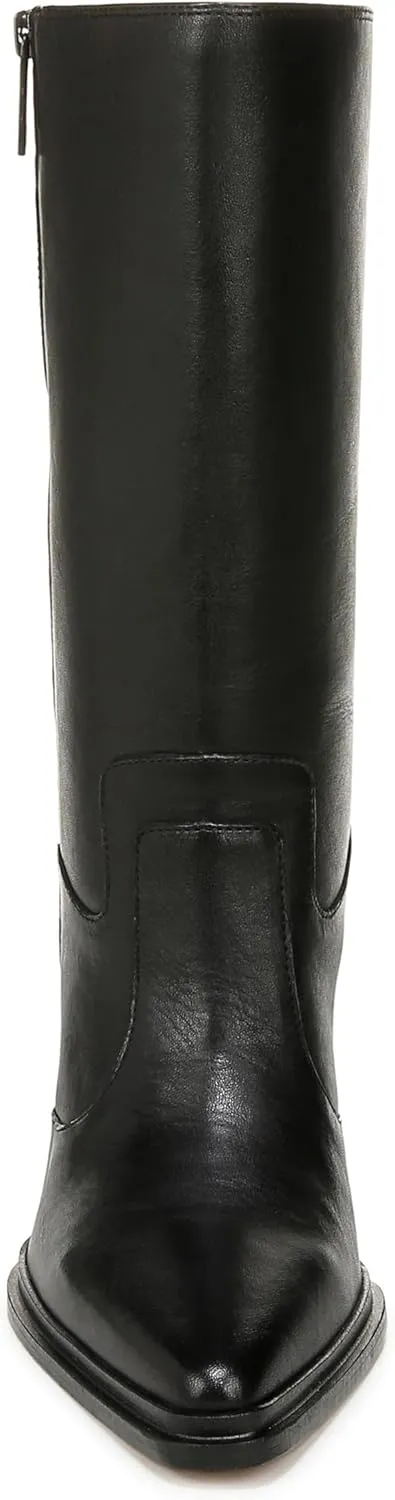 Franco Sarto Womens Jaxon Mid Calf Heeled Boot