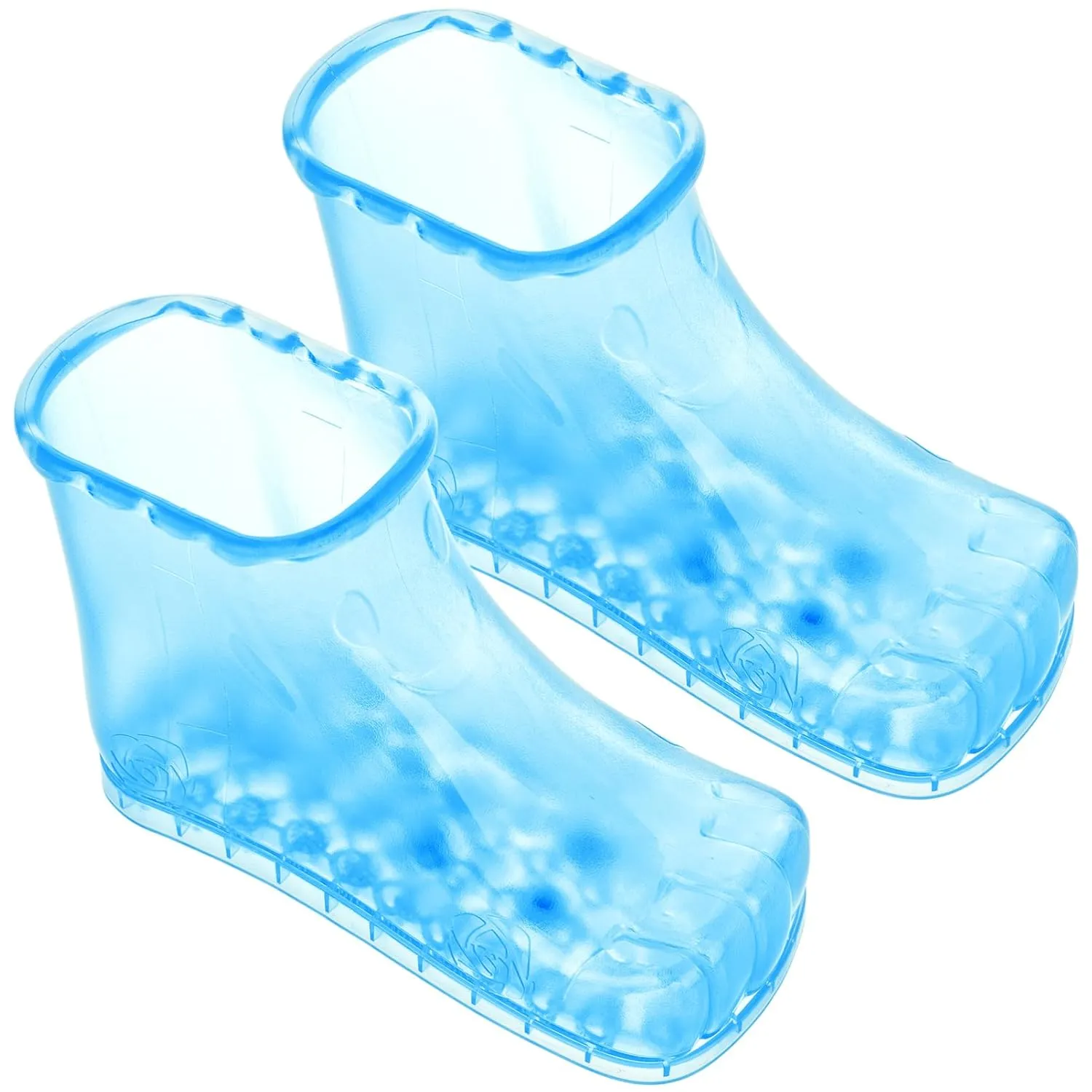 FRCOLOR 1 Pair Foot Spa Shoes, Foot Scrubber Massage Foot Bath Shoes Bucket Boots for Soaking Foot Toe Nails Ankles Relaxation Feet Care Promote Blood Circulation