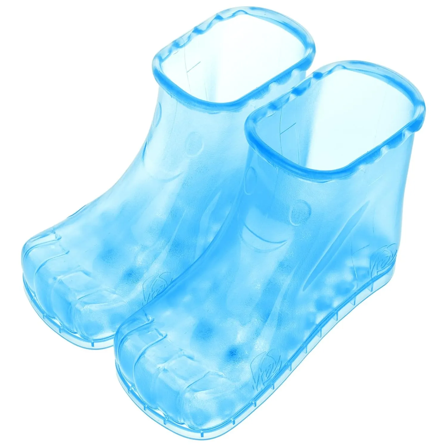FRCOLOR 1 Pair Foot Spa Shoes, Foot Scrubber Massage Foot Bath Shoes Bucket Boots for Soaking Foot Toe Nails Ankles Relaxation Feet Care Promote Blood Circulation