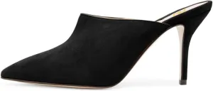 FSJ Women Basic Pointed Toe Mules Stiletto Heels Sandals Slip On Evening Party Shoes Size 4-15 US