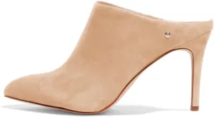 FSJ Women Slip On Closed Pointed Toe Mules Slide Sandals Stiletto High Heels Classic Summer Shoes Size 4-15 US