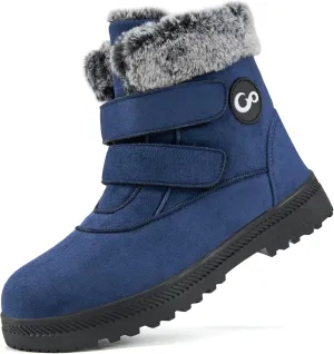 FUDYNMALC Women Winter Snow Boots: Warm Fur Lined Womens Ankle Booties - Comfortable Walking Outdoor Boot Cute