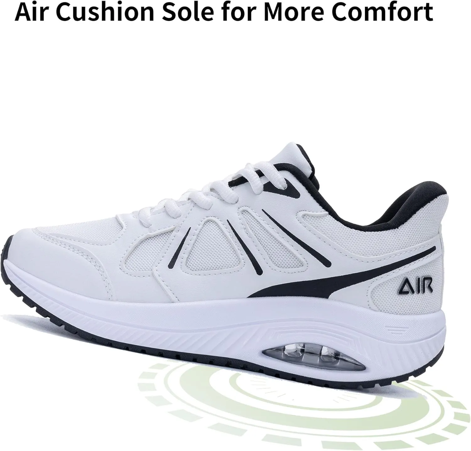 GANNOU Women Arch Support Walking Shoes Orthotic Sneakers for Plantar Fasciitis Air Tennis Shoes
