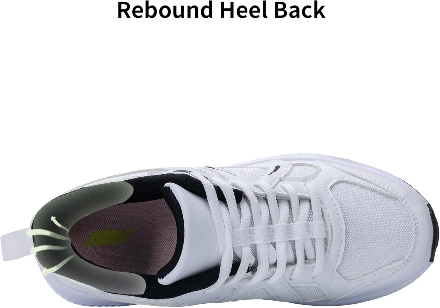 GANNOU Women Arch Support Walking Shoes Orthotic Sneakers for Plantar Fasciitis Air Tennis Shoes