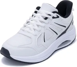 GANNOU Women Arch Support Walking Shoes Orthotic Sneakers for Plantar Fasciitis Air Tennis Shoes