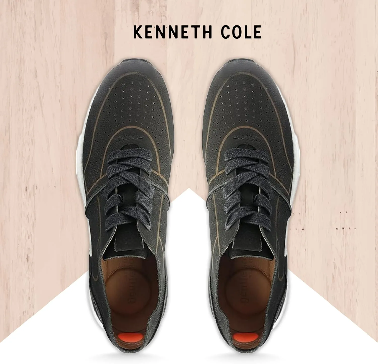 Gentle Souls by Kenneth Cole Men's Laurence Jogger Sneaker Cushioned for All-Day Comfort, Built-in Arch Support