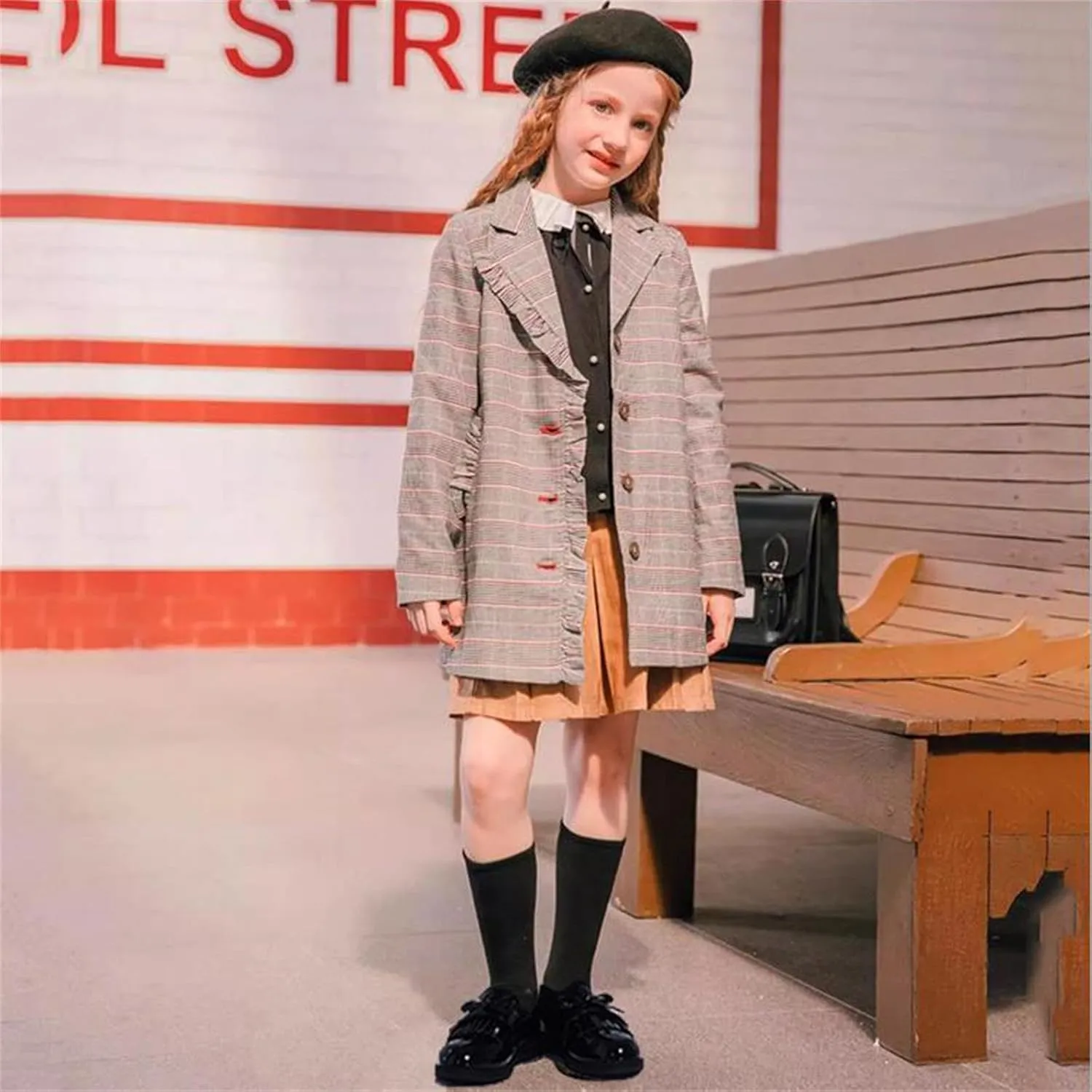 Girl's British Style School Uniform Shoes Princess Performance Oxford Shoes