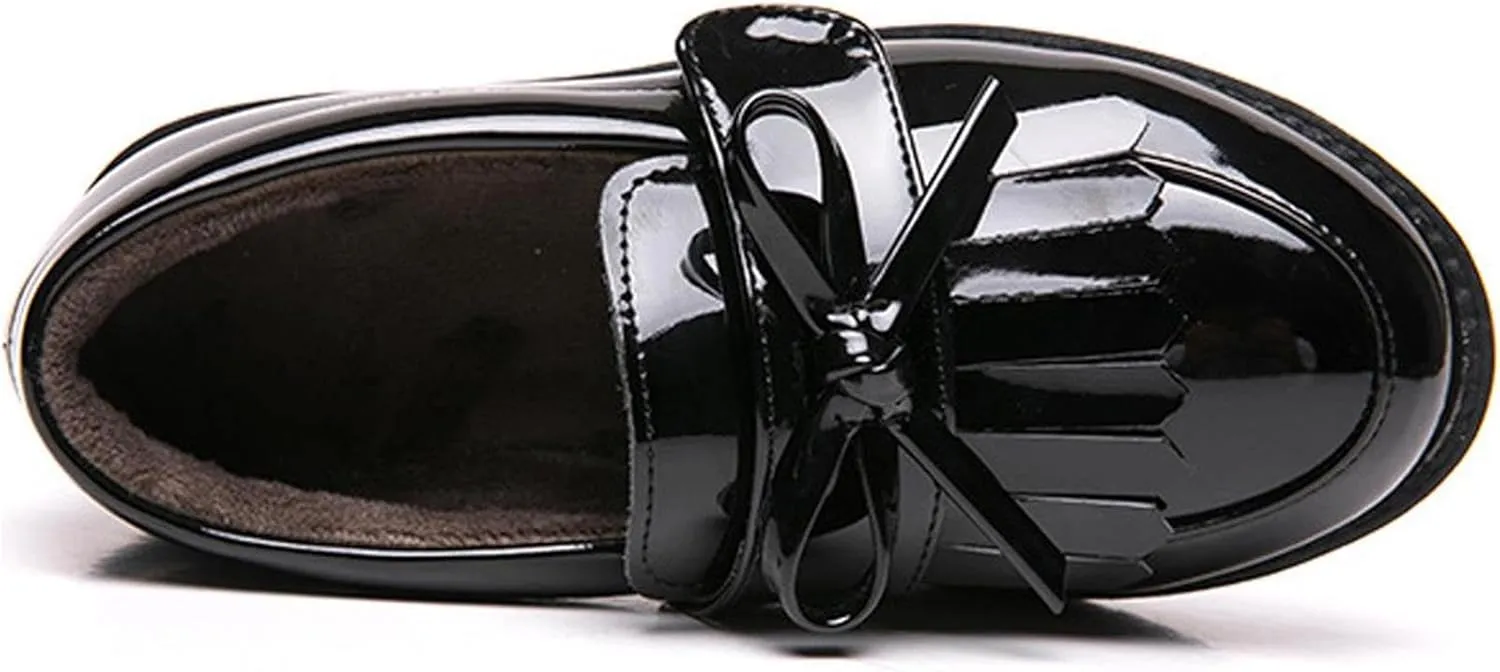 Girl's British Style School Uniform Shoes Princess Performance Oxford Shoes
