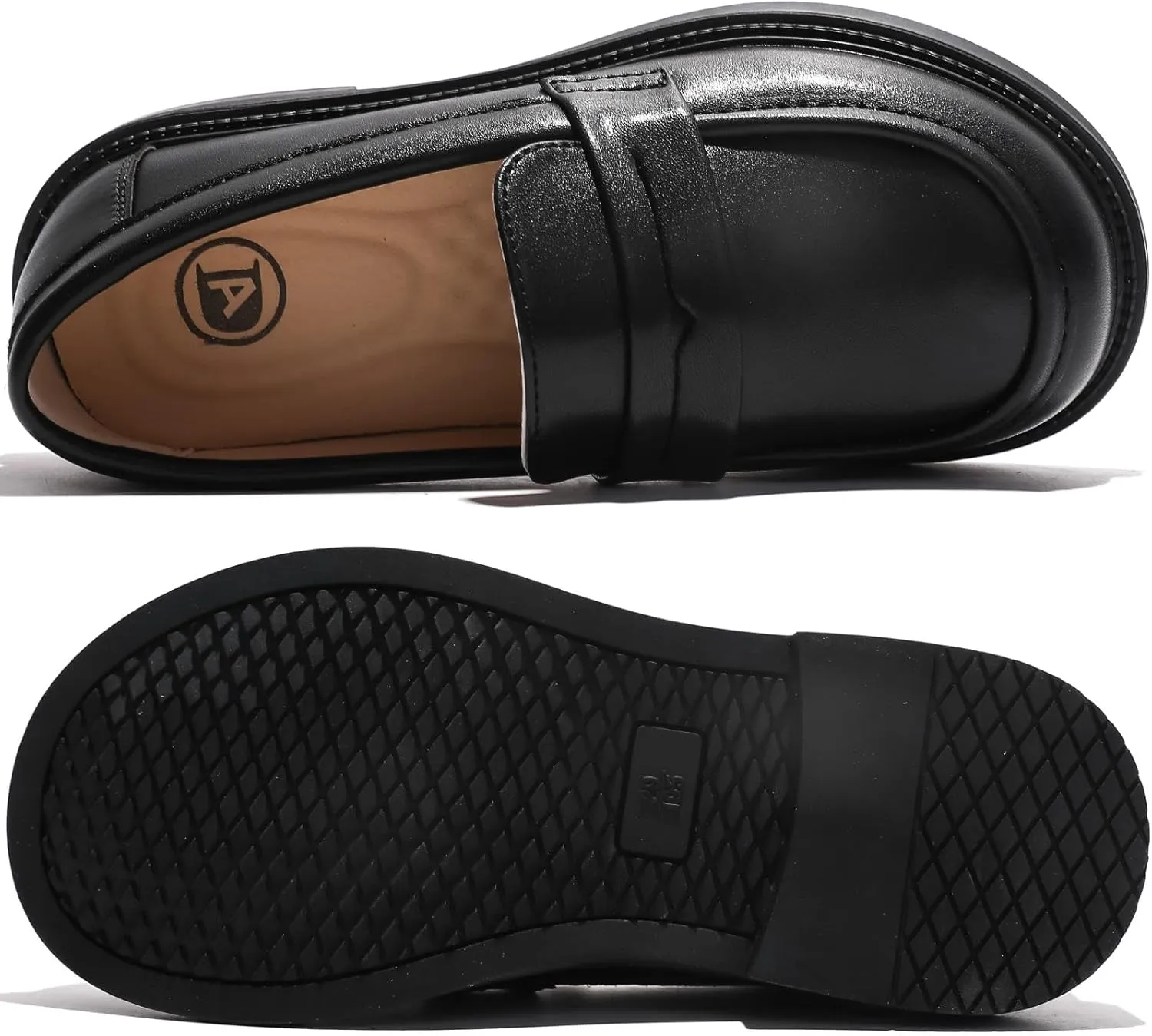 Girl's Oxford Dress Shoes Slip-on Loafers Church School Uniform Shoes