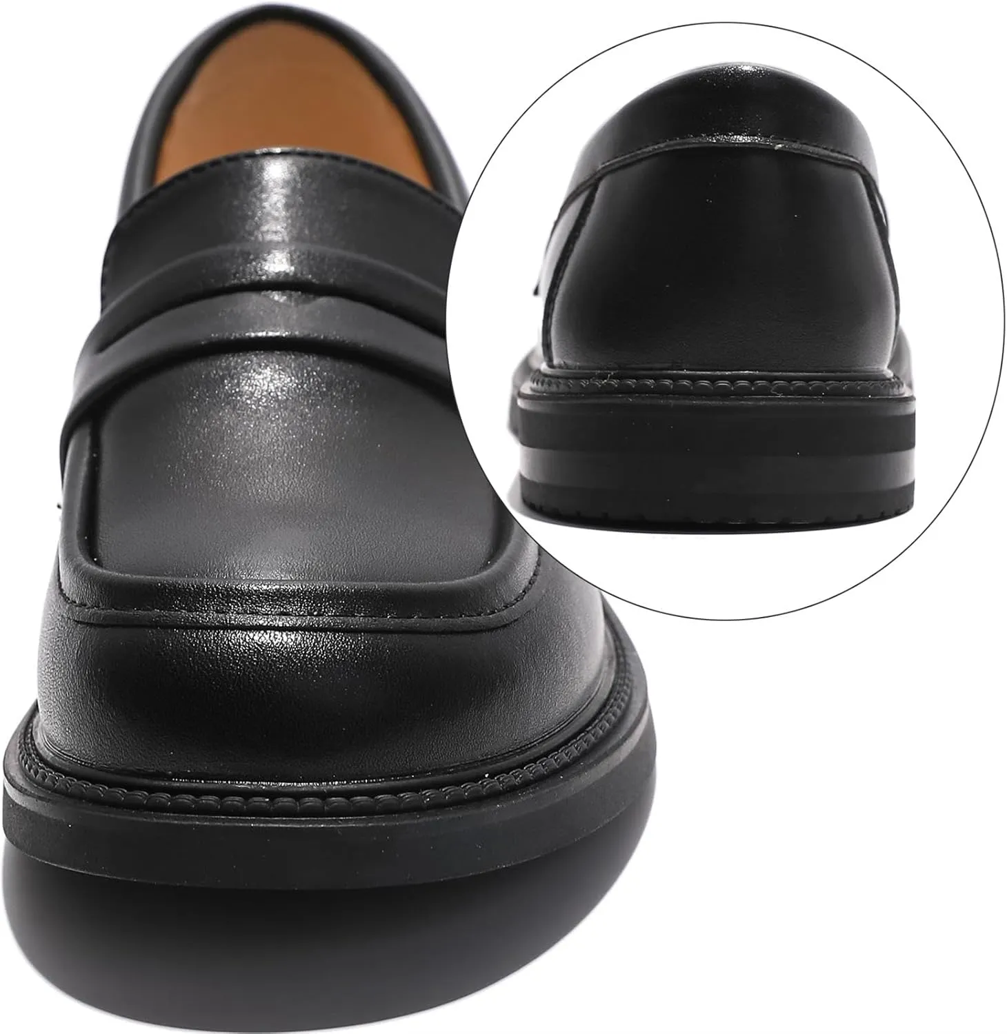 Girl's Oxford Dress Shoes Slip-on Loafers Church School Uniform Shoes