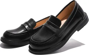 Girl's Oxford Dress Shoes Slip-on Loafers Church School Uniform Shoes