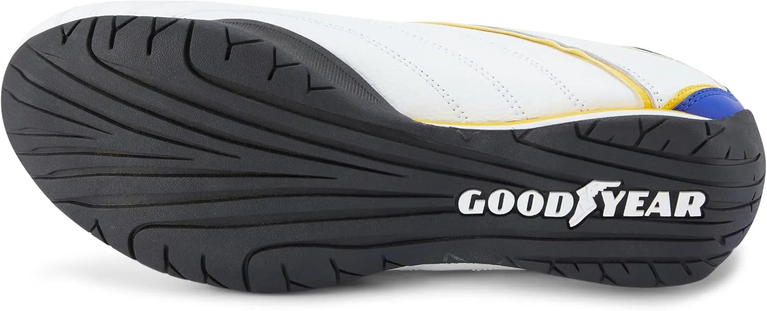 Goodyear Mens Ori Racer Sneakers – Hendrick Motorsports Low-Top Lace Up Performance Sneakers, Leather & Mesh Lining