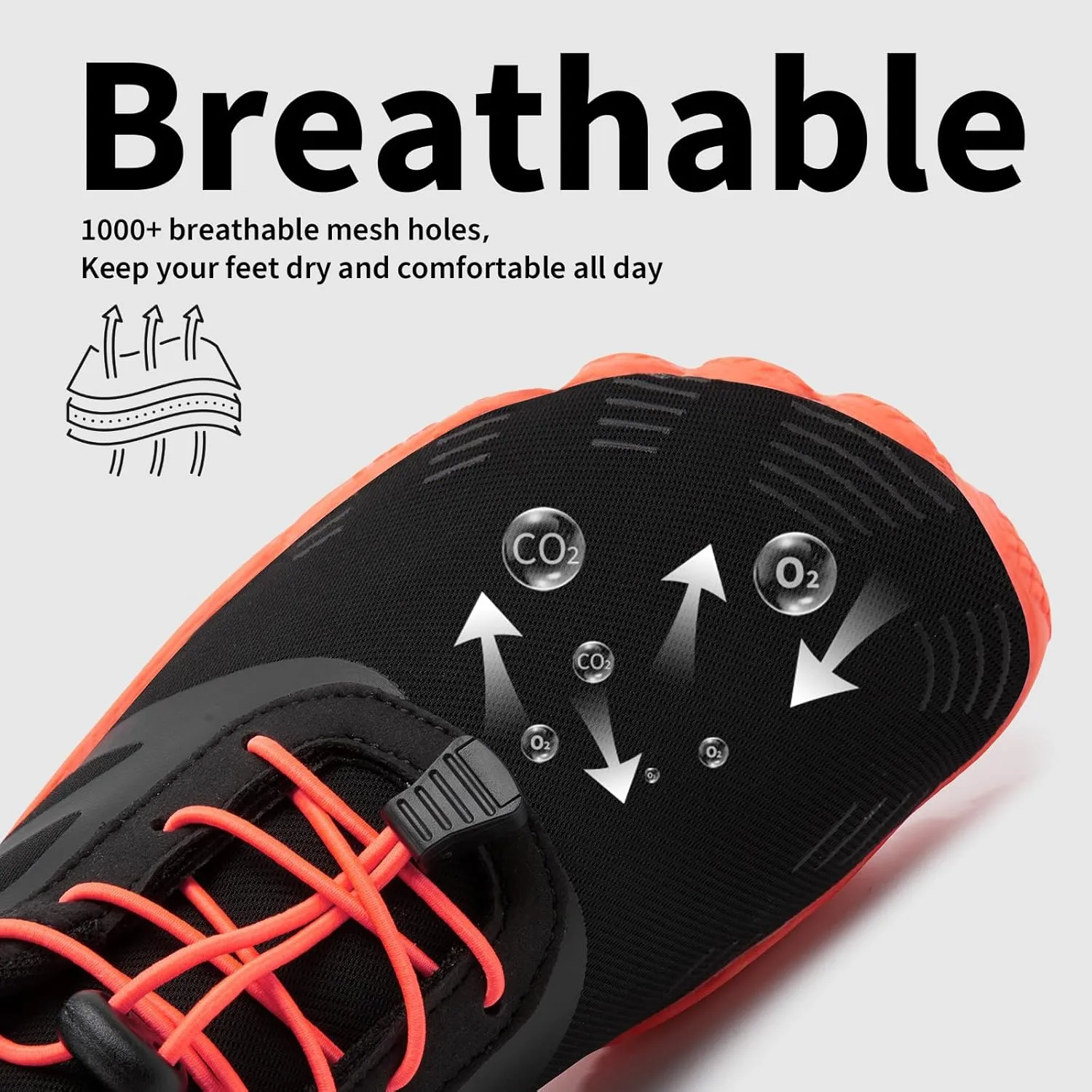 Grand Attack Barefoot Shoes Women Wide Toe Box Zero Drop Wrestling Weightlifting Gym Fitness Shoes Breathable Lightweight