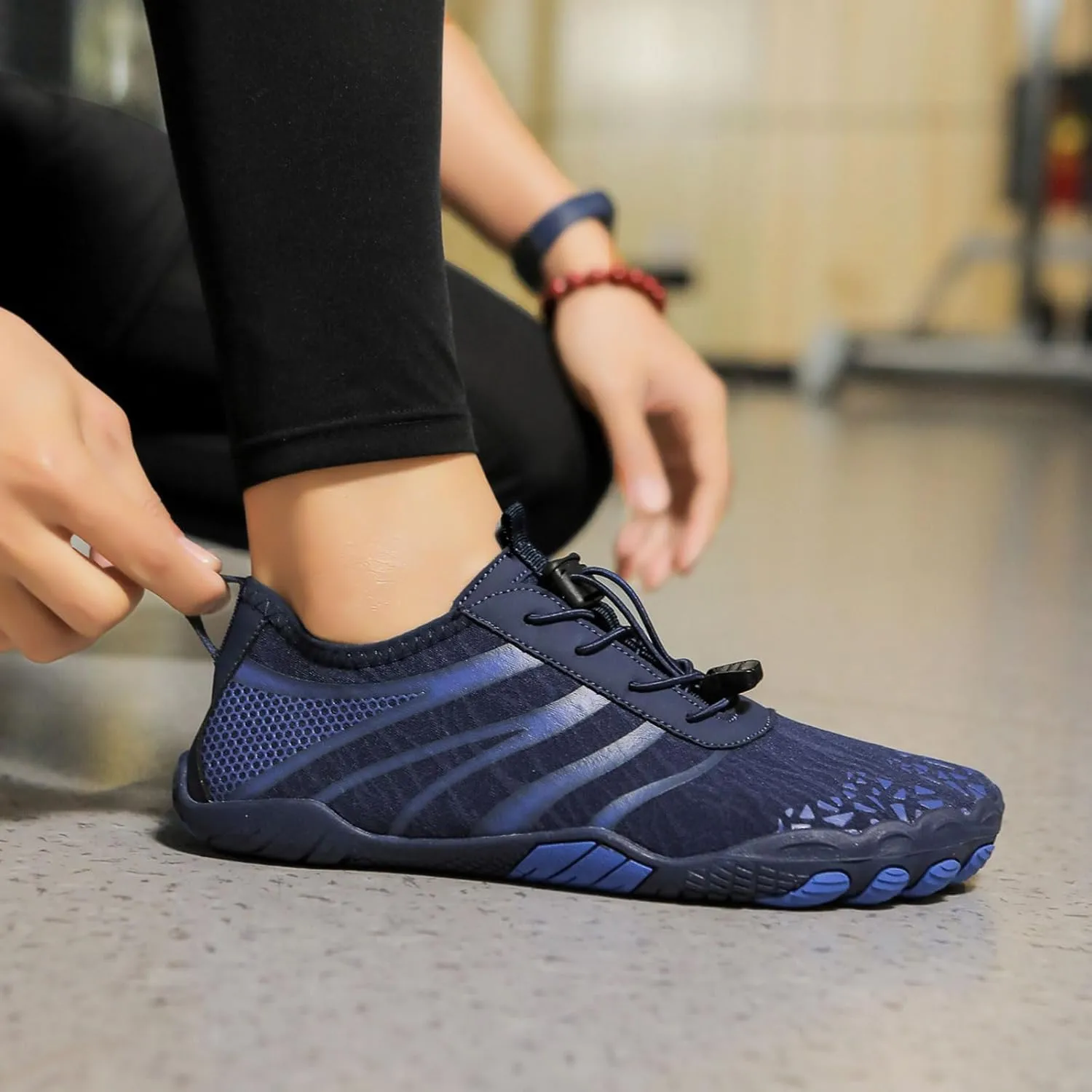 Grounded Footwear for Women Men Lightweight Breathable Non-Slip Athletic Footwear,Wide Toe & Non-Slip Barefoot Shoes Swimming Surf Hiking Walking Quick Dry Water Shoes.Outdoor Casual Comfort Wear