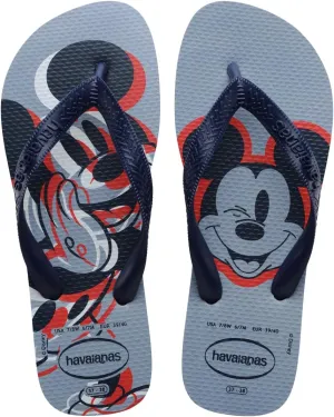 havaianas Women Top Disney Flip Flops - Mickey Mouse Sandals - WIND, 7/8