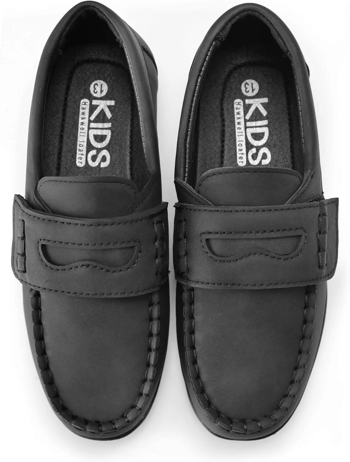 Hawkwell Kids Boys Loafers School Casual Boat Shoes(Toddler/Little Kid)