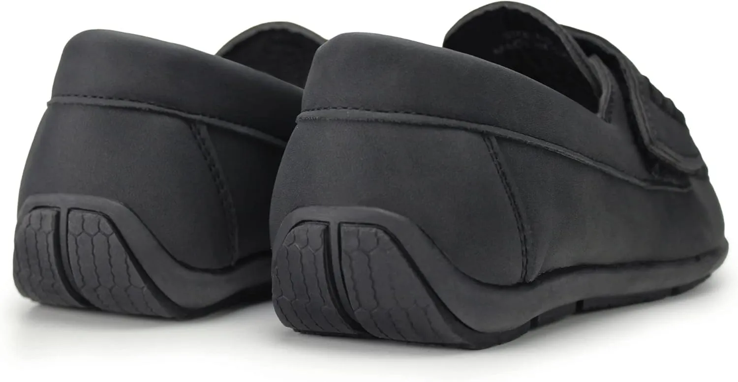 Hawkwell Kids Boys Loafers School Casual Boat Shoes(Toddler/Little Kid)