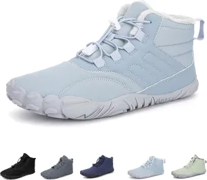 Hike Winter Footwear Barefoot Shoes, Winter Barefoot Shoe for Women Men, Wide Toe Box Walking Snow Boots Warm Sneakers