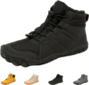 Hike Winter Footwear Barefoot Womens, Warm Waterproof Hiking Winter Barefoot Shoes Men, Anti-slip Barefoot Boots Winter