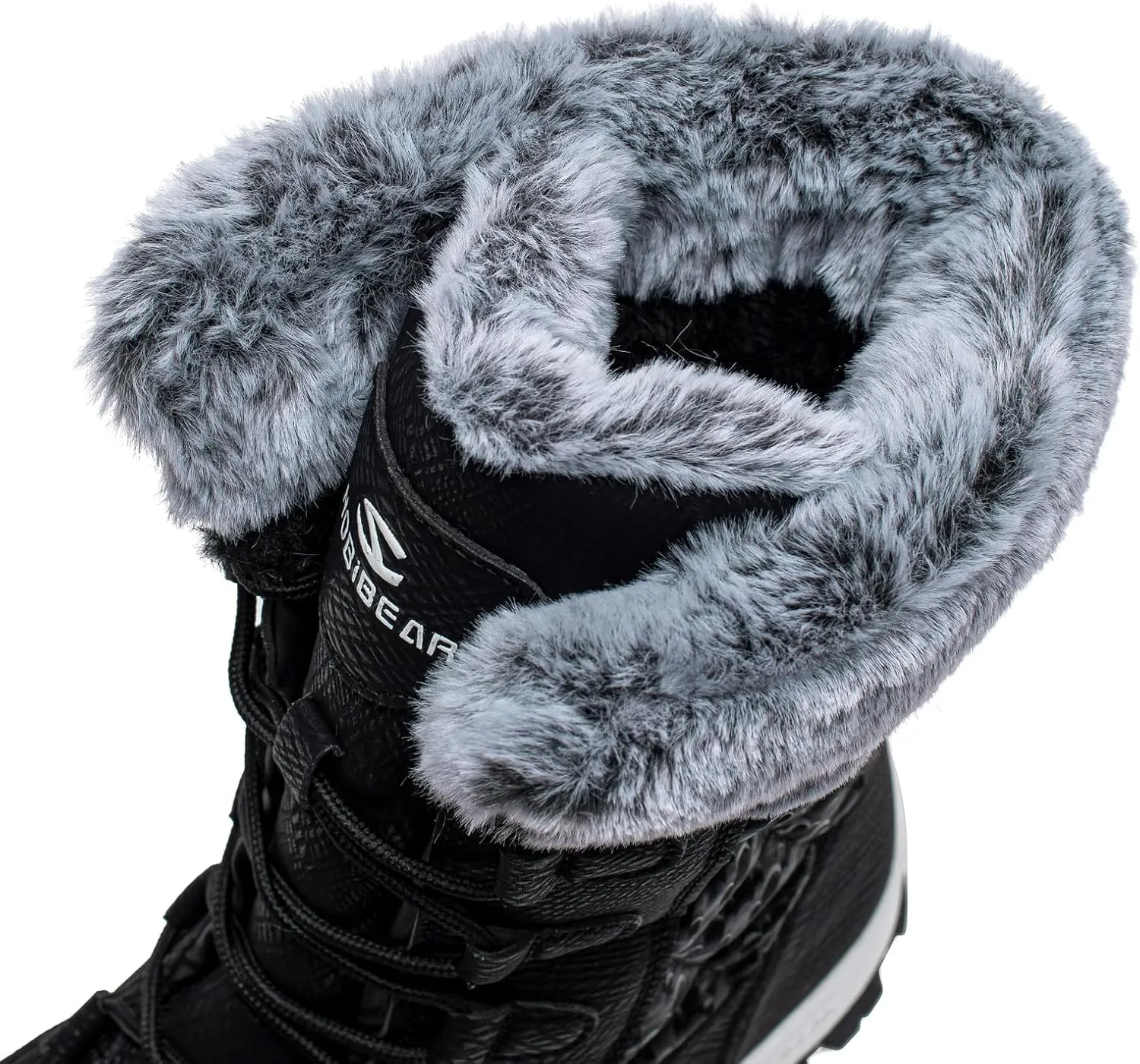 HOBIBEAR Women's Winter Snow Boots Waterproof Lightweight Warm Faux Fur Lined Mid-Calf Booties
