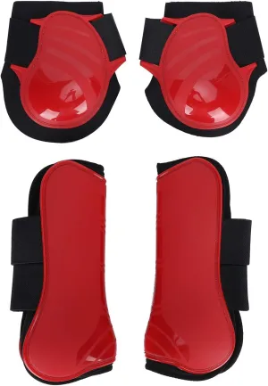 Horse Tendon Boots Horse Support Boots Shock-Absorbing Boots Thicken Cover Breathable Wrap Pad for Jumping, Trail Riding