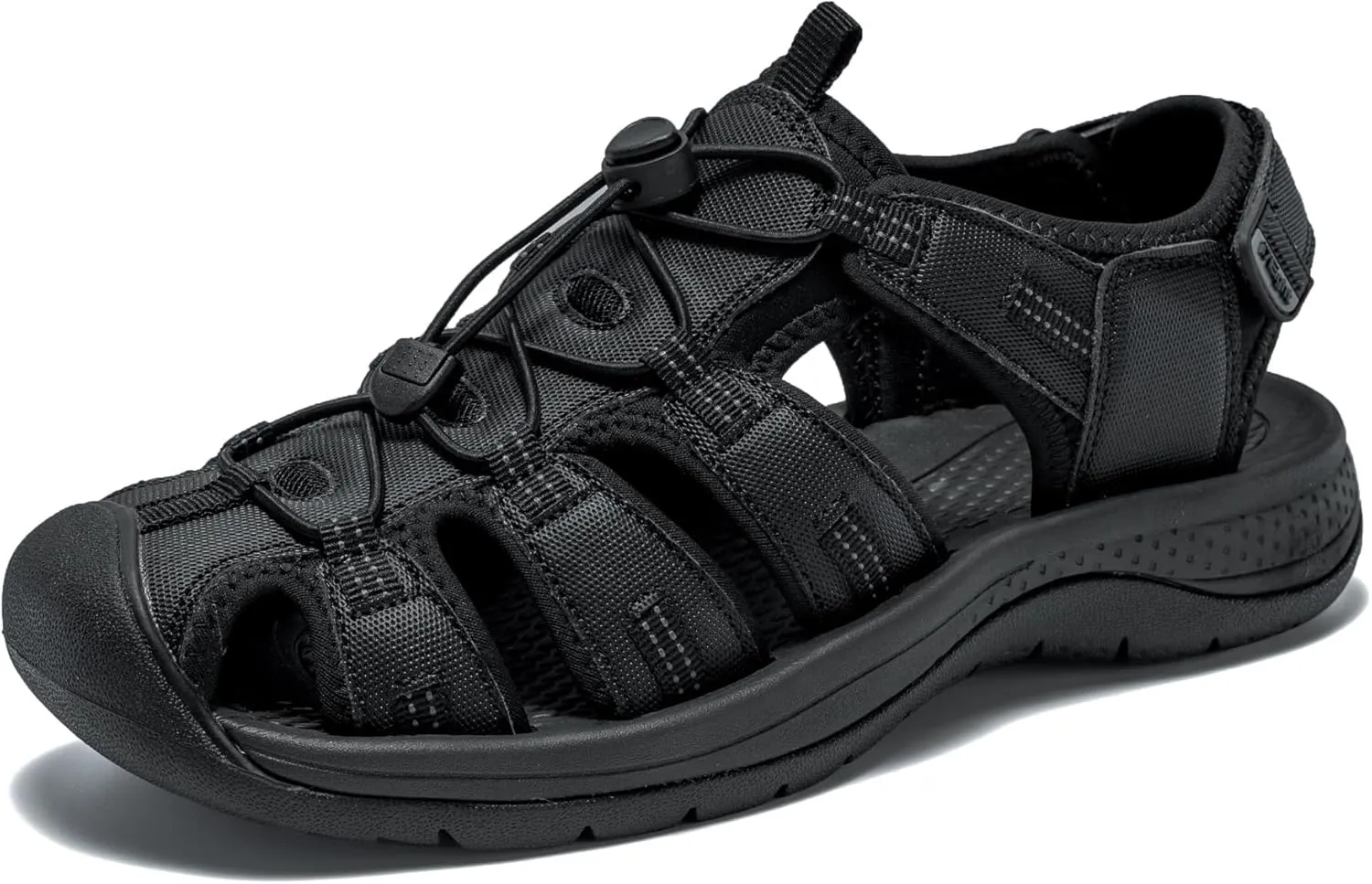 i78 Mens Athletic Hiking Sandals Closed Toe Outdoor Sport Sandals for Trail Beach Walking Waterproof Lightweight Casual