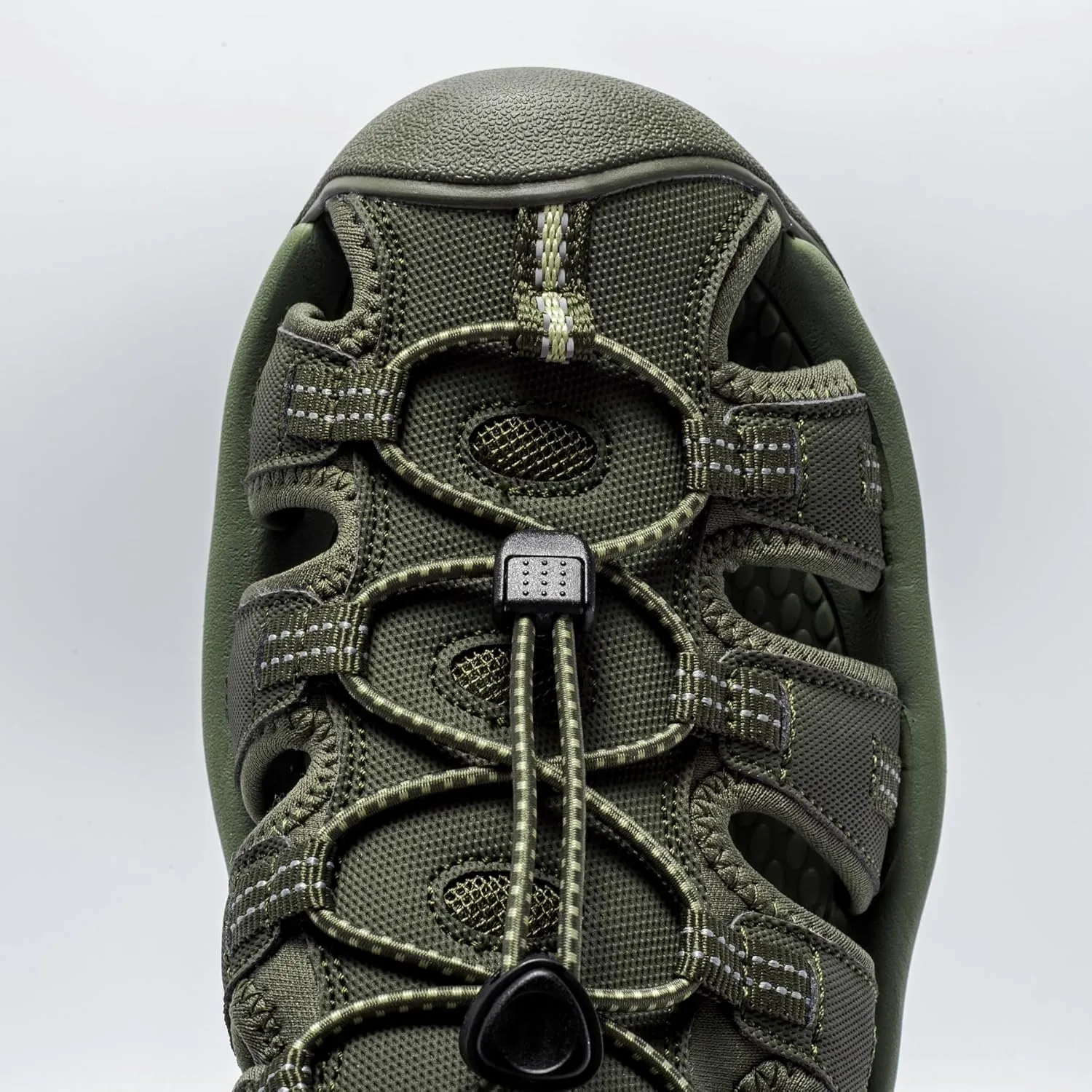 i78 Mens Athletic Hiking Sandals Closed Toe Outdoor Sport Sandals for Trail Beach Walking Waterproof Lightweight Casual