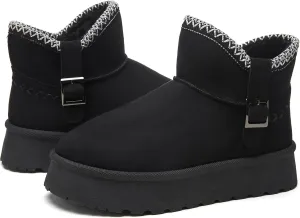 Iarus Womens Snow Boots Winter Boots for Womens Fur Lined Boots Comfortable Warm Booties for Outdoor