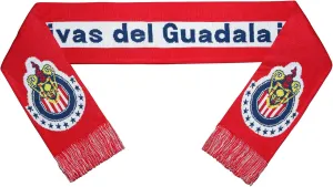 Icon Sports Soccer Team Scarf – Official World Football Club Logo Fans Premium Reversible Knit Warm Fringe Scarves Wrap