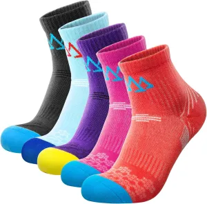 innotree Merino Wool Hiking Socks for Women Crew Socks Thermal Warm Cushion Moisture Wicking Boot Socks,5 Pairs