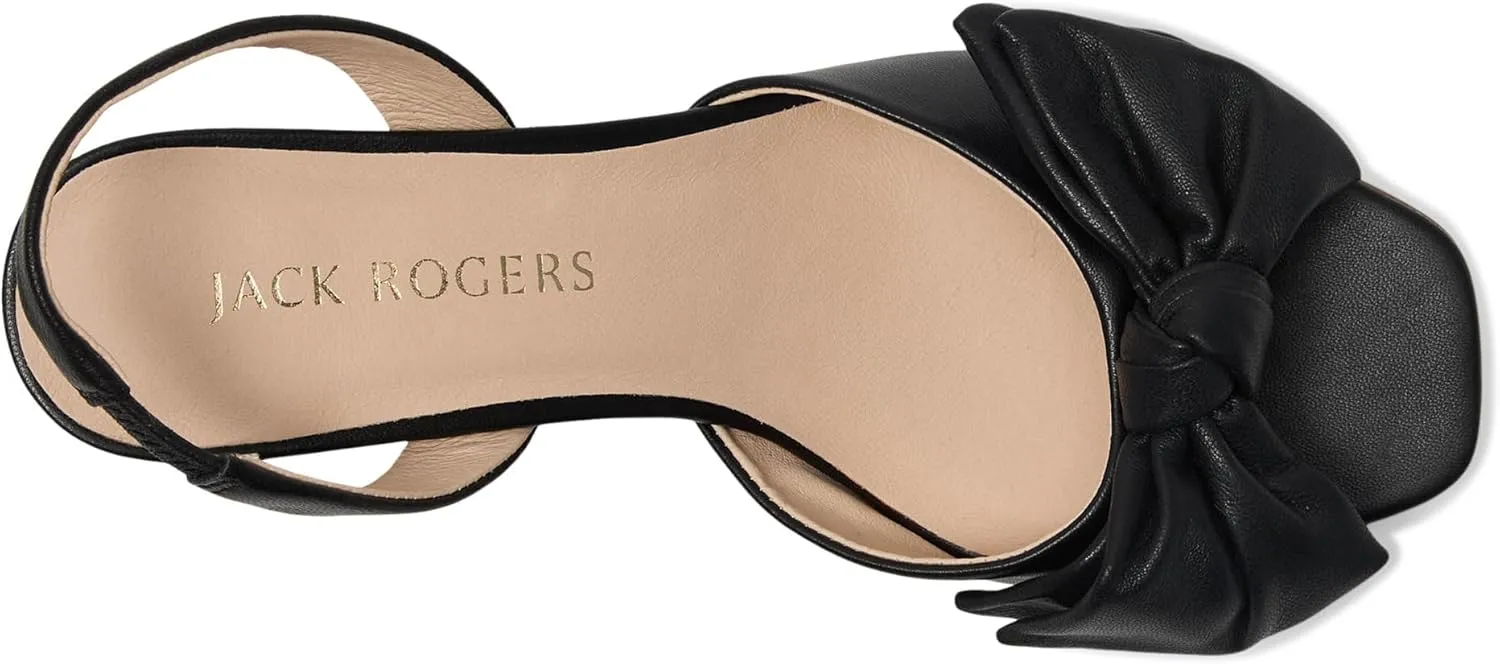 Jack Rogers Women's Eloise Bow Slingback Heeled Sandal