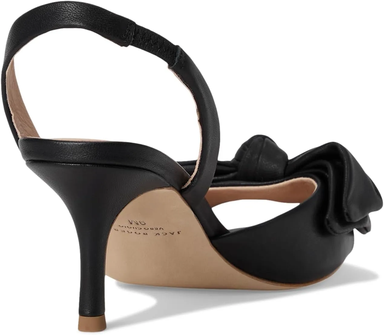 Jack Rogers Women's Eloise Bow Slingback Heeled Sandal