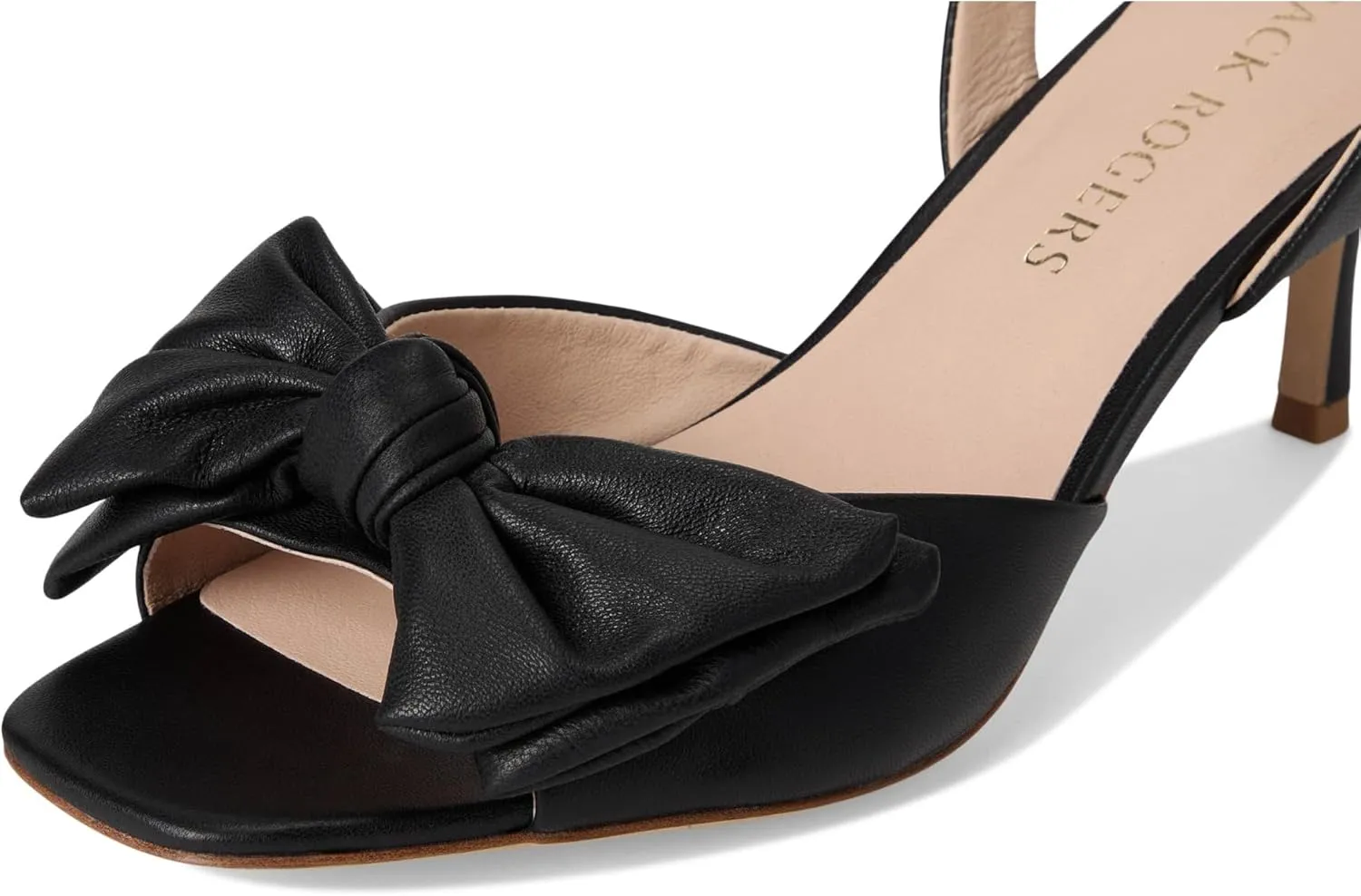 Jack Rogers Women's Eloise Bow Slingback Heeled Sandal