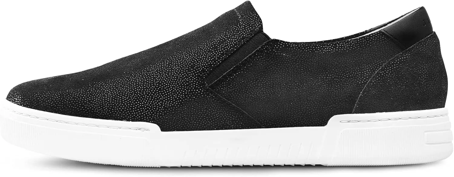 JATAREA Women's Fashion Sneakers – Genuine Leather Casual Shoes, Comfortable Cushioned Insole, TPR Rubber Sole, Stylish Lifestyle, Lightweight and Durable Travel Sneakers
