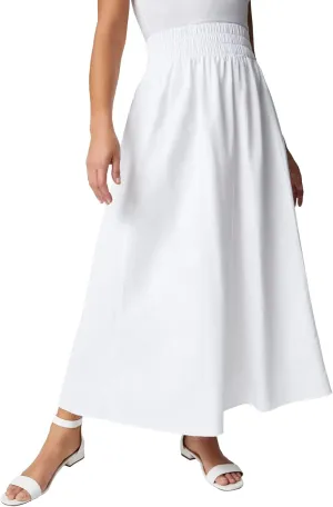 Jessica London Women's Plus Size Chambray Maxi Skirt