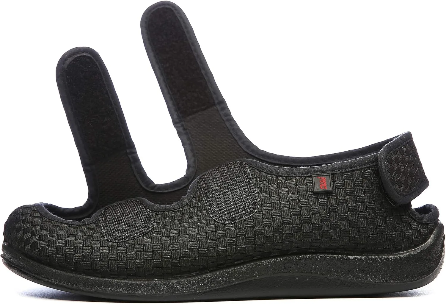 JIONS Women Men Adjustable Velco Extra Wide Shoes Swollen Feet Diabetic Edema Boots Slippers Indoor Outdoor Sandals Unisex Large Size 5-14