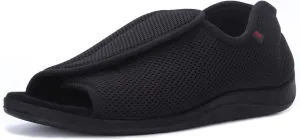 JIONS Women Men Adjustable Velco Extra Wide Shoes Swollen Feet Diabetic Edema Boots Slippers Indoor Outdoor Sandals Unisex Large Size 5-14